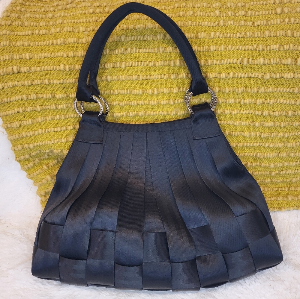Harvey' s Seatbelt Shoulder Bag Large Black Stella - Picture 4 of 14